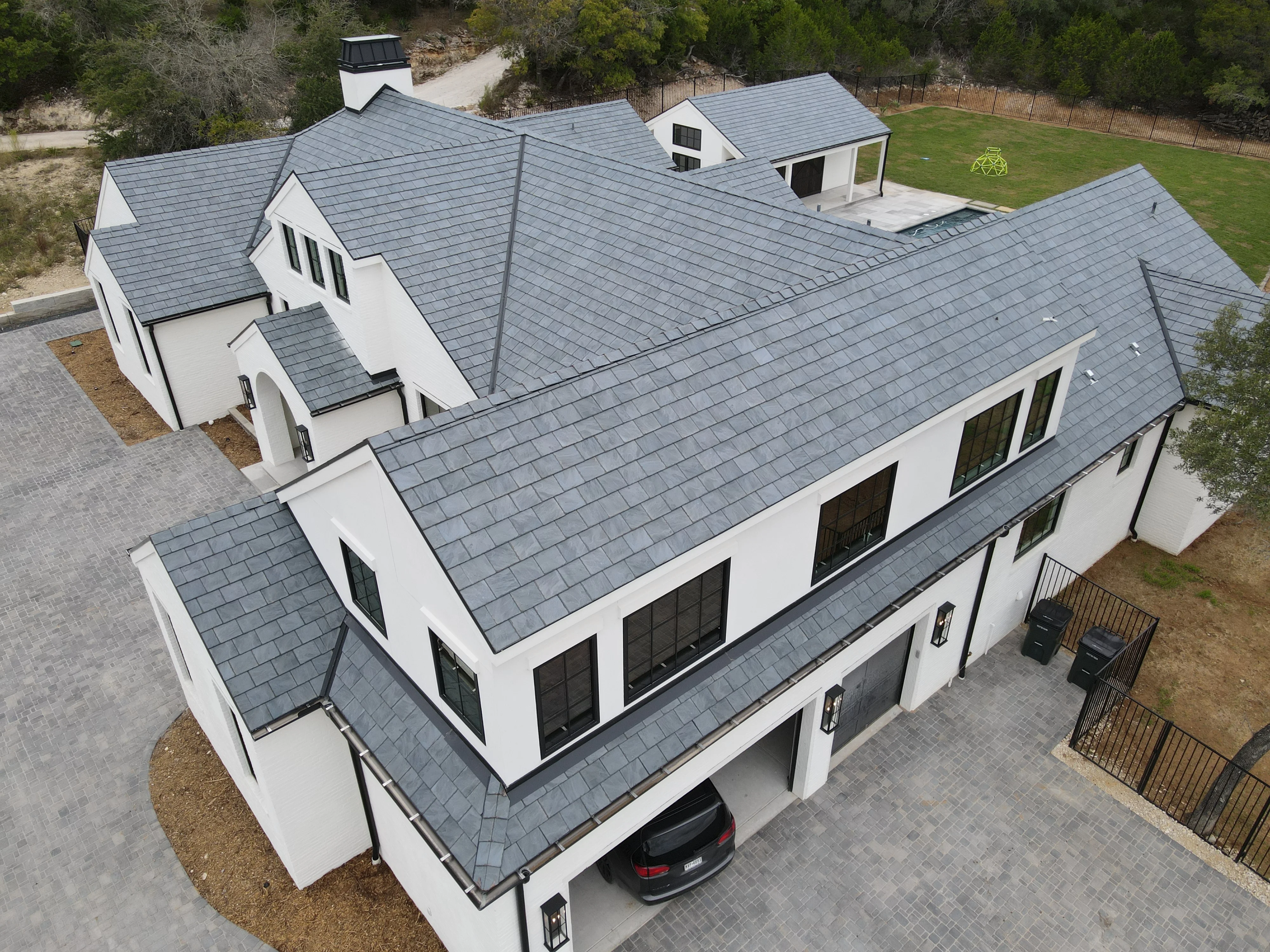 Residential roof installation and repair work